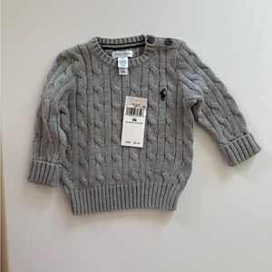 Polo Ralph Lauren Cable-Knit Cotton Sweater 9M